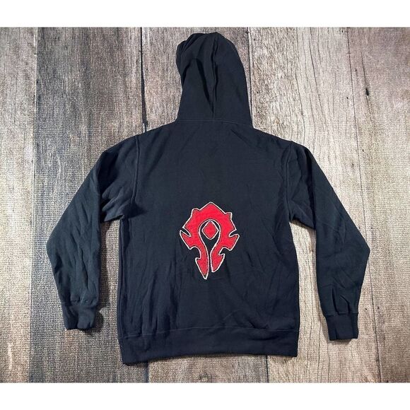 World of Warcraft Horde Black Hoodie Independent Trading Co Large Wow Jinx Lion - Picture 1 of 9
